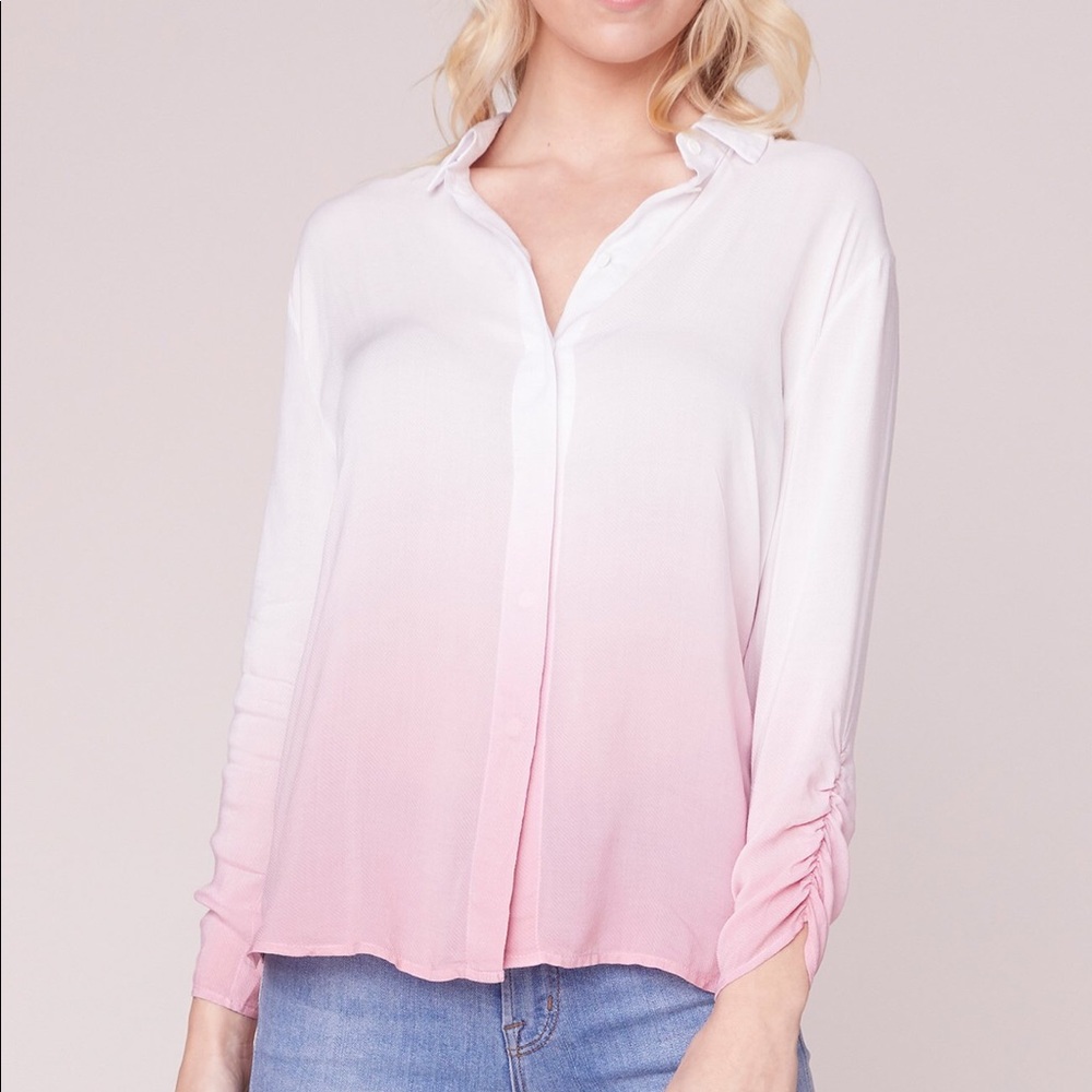 BB DAKOTA NWT - TIE DYED PINK BLOSSOM TOP